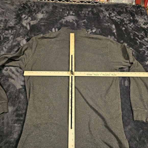 Ralph Lauren Harlow Gray Soft Cool Cotton L/S Button Down Pony Shirt Mens L - Picture 3 of 8